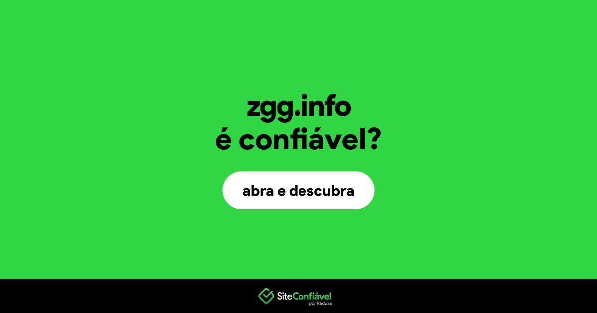 O site zgg.info é confiável?