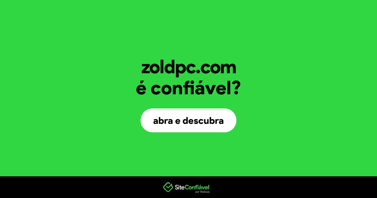 O site zoldpc.com é confiável?