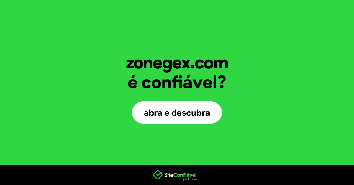 O site zonegex.com é confiável?
