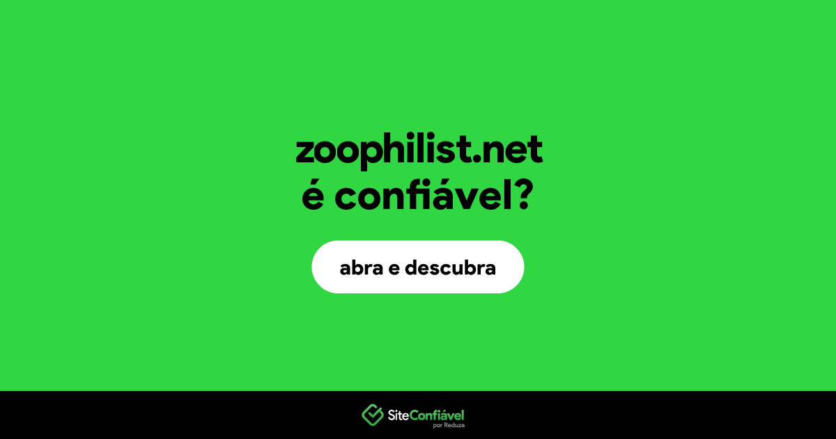 O site zoophilist.net é confiável?
