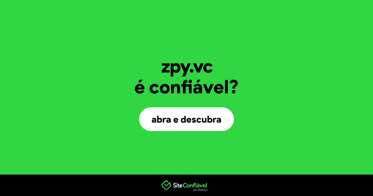 O site zpy.vc é confiável?