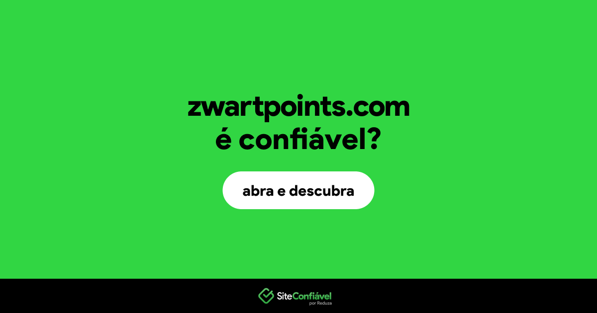O site zwartpoints.com é confiável?
