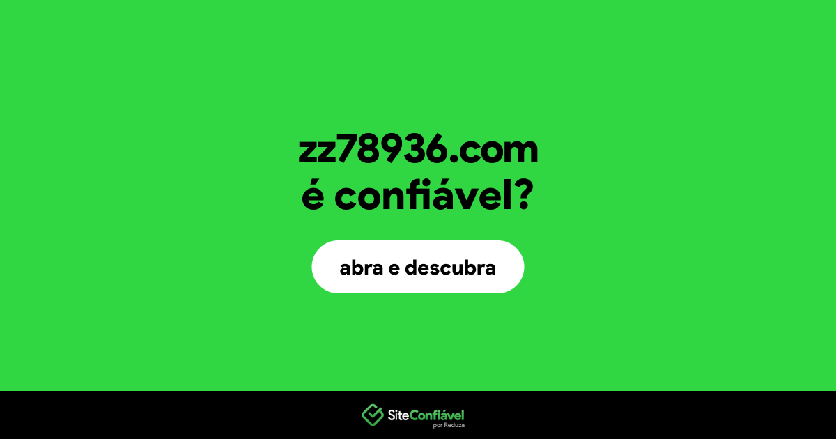 O site zz78936.com é confiável?